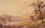 Lake Canvas Paintings - Greenwood Lake, New Jersey